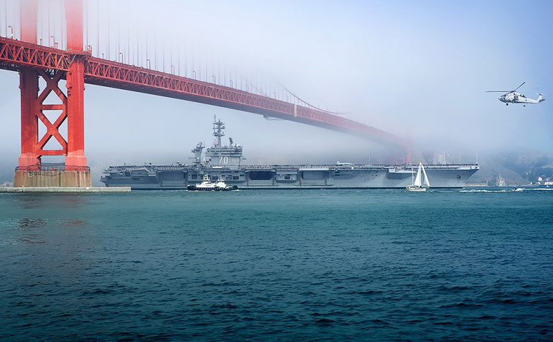 Uy lực siêu tàu sân bay Mỹ sắp đến Việt Nam